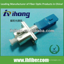 LC metal hembra SC adaptador de fibra de plástico macho